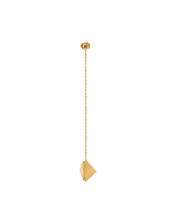 Unique pendant ORIGAMI 8cm to clip