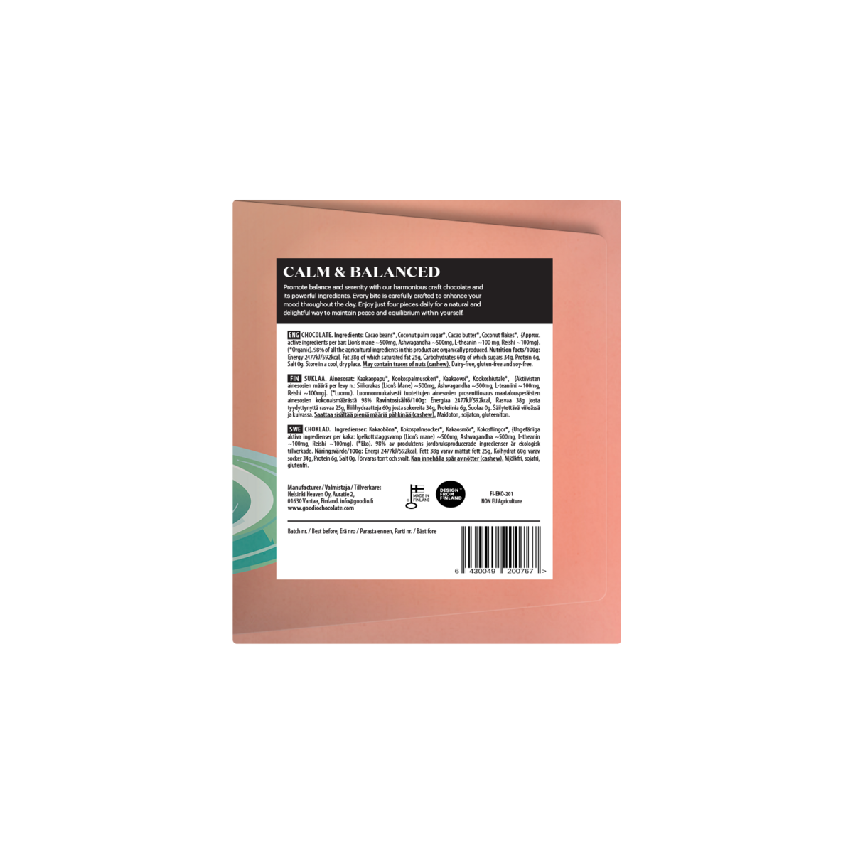 Calm & Balanced Chocolate 49%