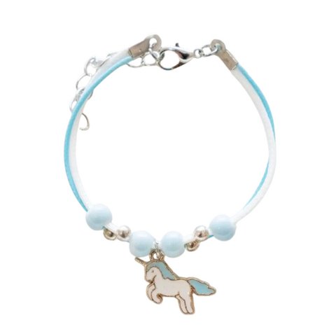 Kordelarmband für Kinder - Magical Blue