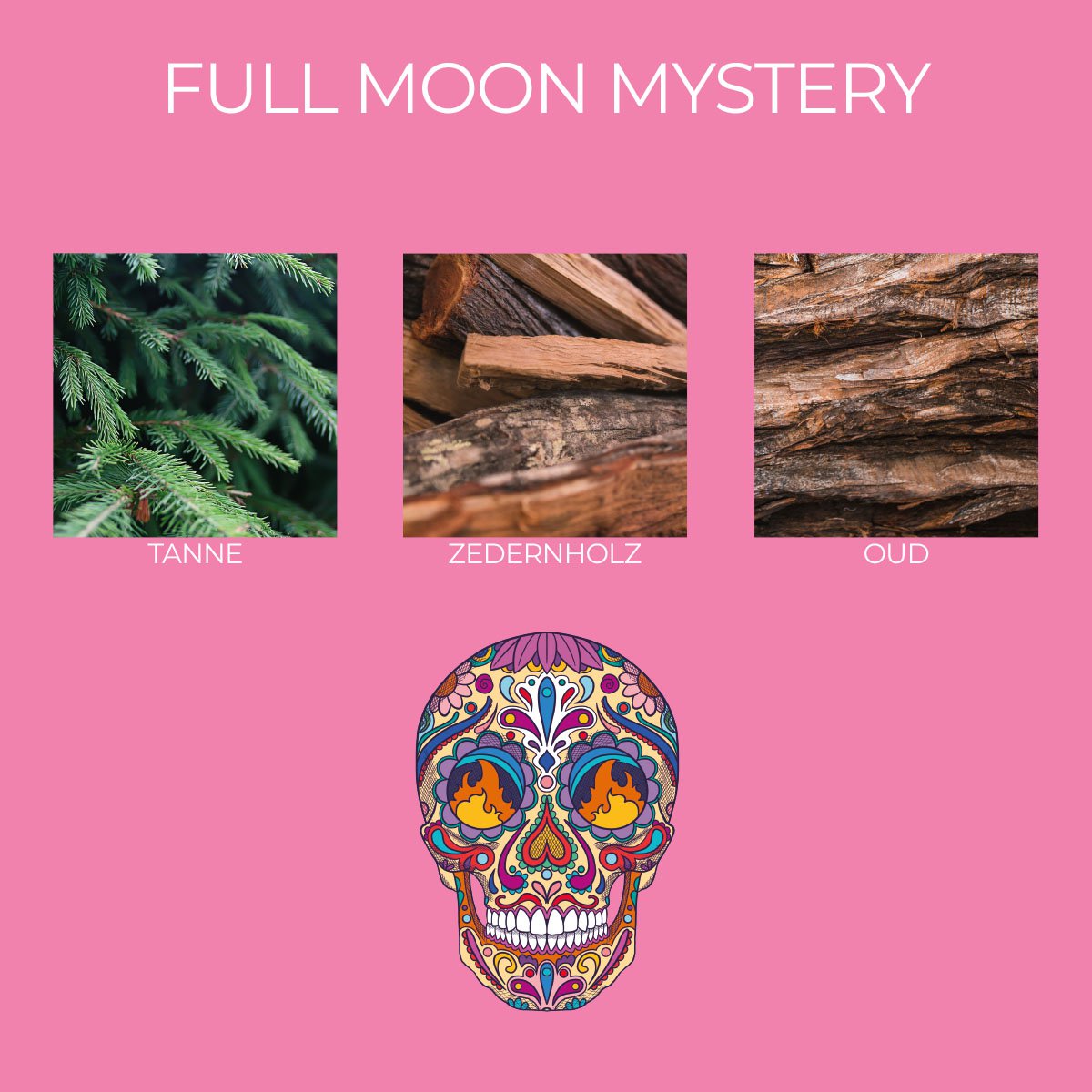 Scented candle Frida Kahlo Full Moon Mystery - 400g