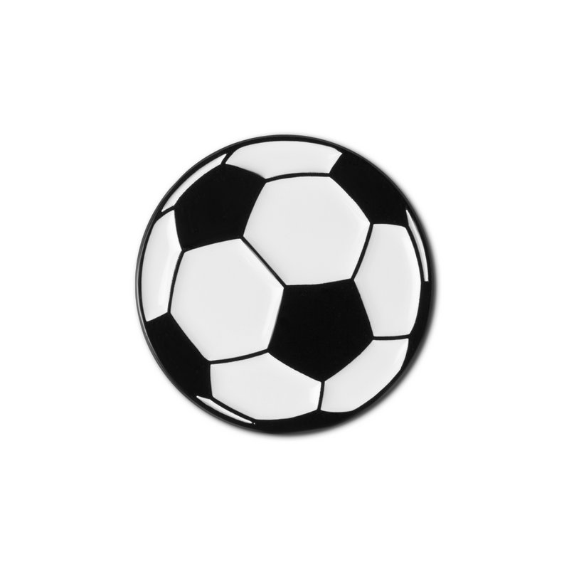 Emaille-Pin „Fußball“