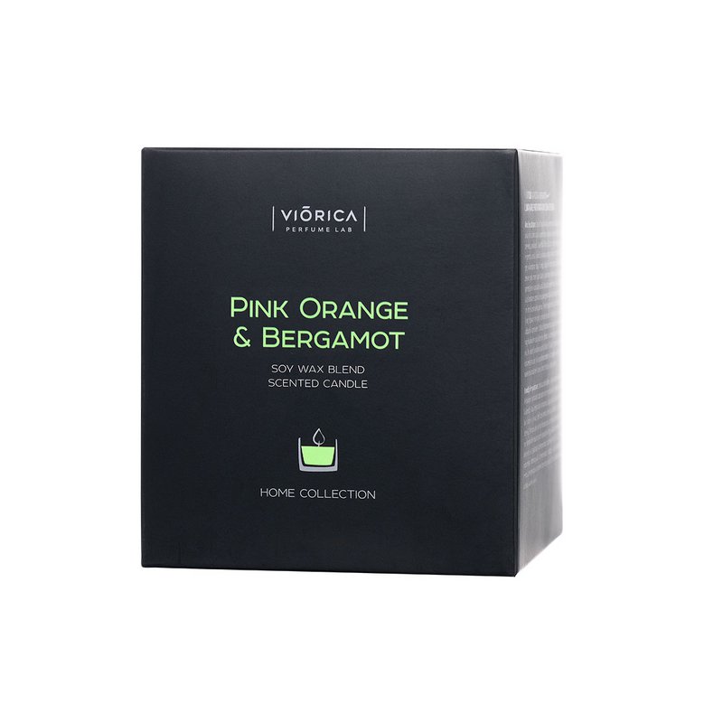 Pink Orange & Bergamot Soyawas duftlys 200 g