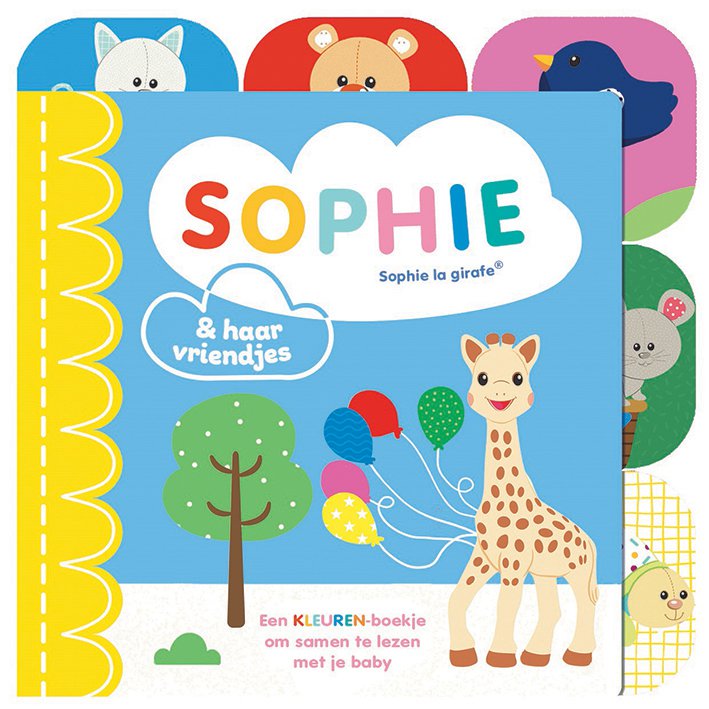 Sophie de giraf kartonboekje: Sophie en haar vriendjes