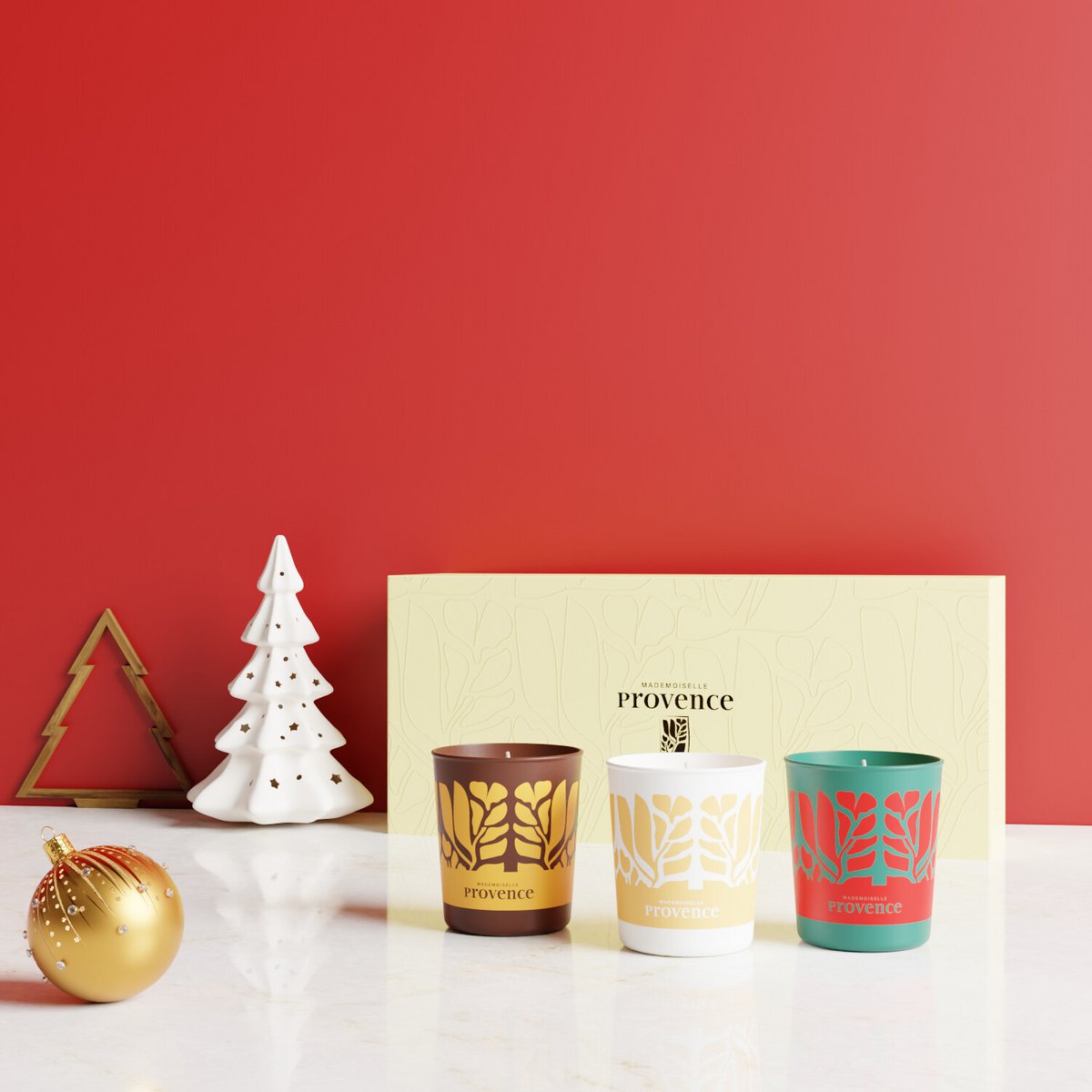 Coffret Bougies Parfumées – Edition Limitée 13 Desserts - 3x70