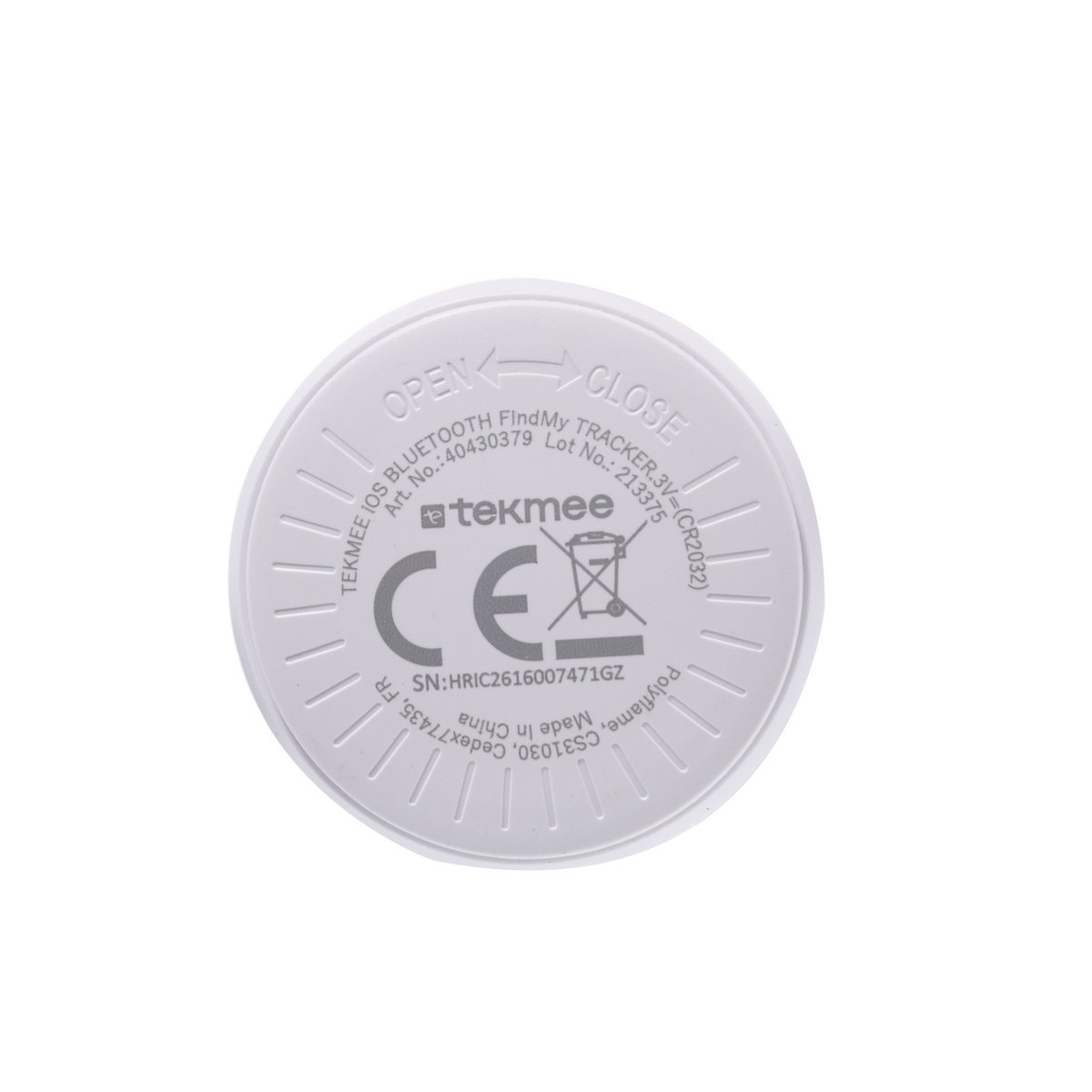 Traceur Bluetooth Compatible Find My iOS Tekmee