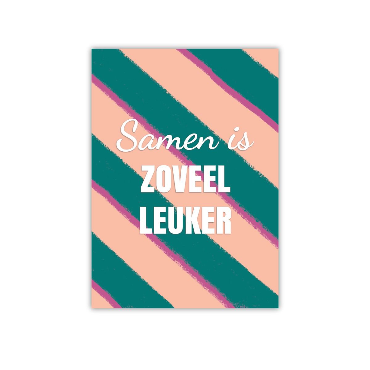 Waarderingskaart 'Samen is zoveel leuker'