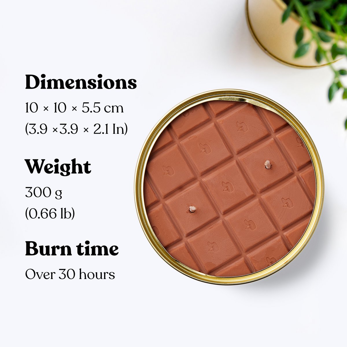 Chocoladereep CandleCan