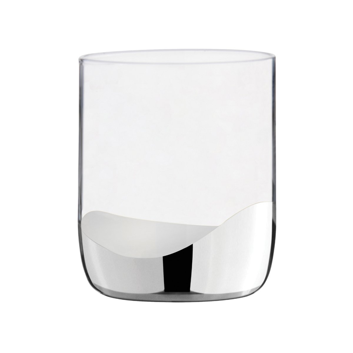 Set of 2 Wave Silver DOF Tumblers
