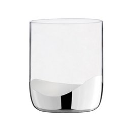 Set of 2 Wave Silver DOF Tumblers