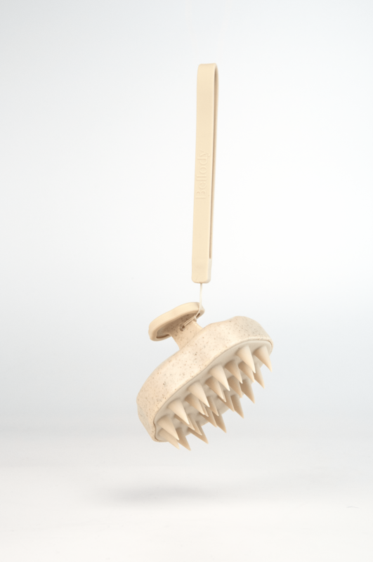 Hovedmassagebørste Beige - Bellody® (1 stk - Champagne Beige)