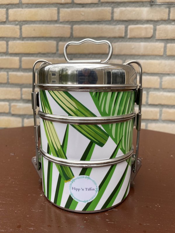 Tiffin - Fiambrera - Hoja Verde