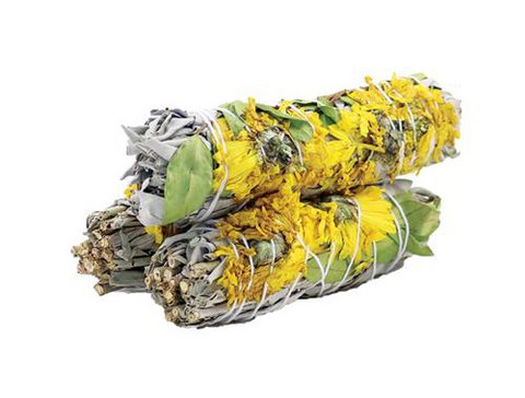 Sunflower Sage Smudge for Joy 10 cm