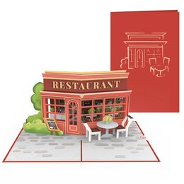 Pop-upmenu van het restaurant