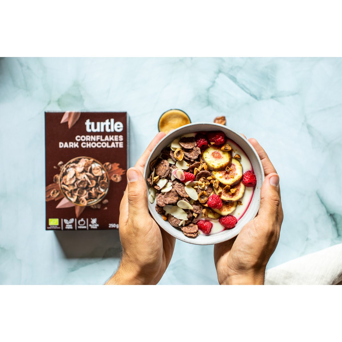 Turtle Cornflakes Dark Chocolate BIO + Gluten Free