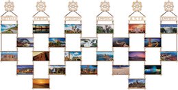 Eco Wood Art (EWA) 4 dobbelt -sidet Keep Jigsaw Puzzles, Nordamerika, 1447, sammen 70 × 17,5 × 1,5 cm, papkasse
