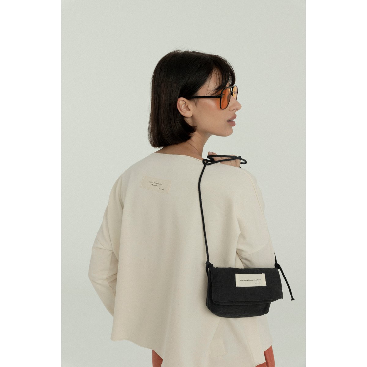 11h Moon Time - Mini borsa di lino