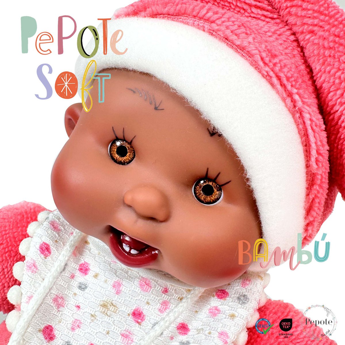 PEPOTE SOFT BAMBOO DISPLAY PUPPE 8 EINHEITEN