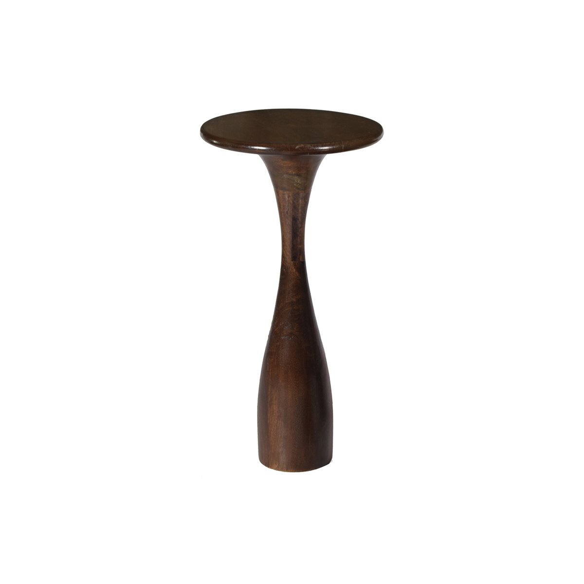 Bijzettafel walnoot Ø 33 cm