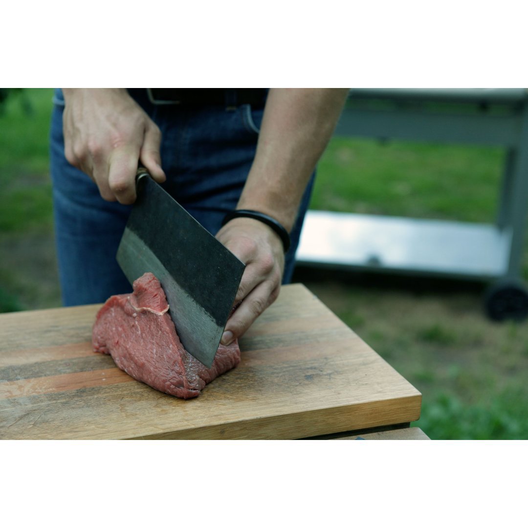 AUTHENTIC BLADES CUNG Picar/rebanar, cuchillo de cocina asiático, hacha de cocina, longitud de hoja 21 cm