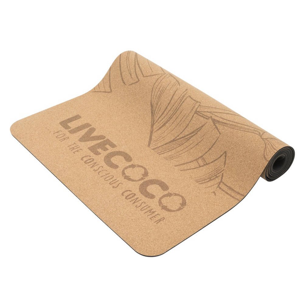 Cork Yoga Mat & Canvas Bag