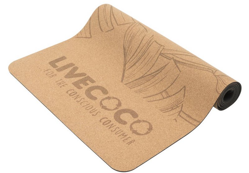 Cork Yoga Mat & Canvas Bag