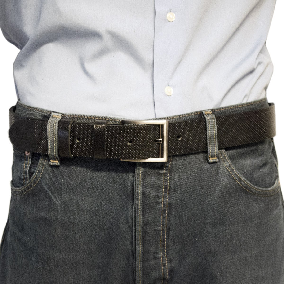 Leather Women's Belt Or Leather Men's Belt With Print Genuine Leather 4 cm Wide