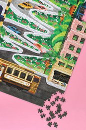 LOMBARD STREET - Jigsaw Puzzle 1000 brikker