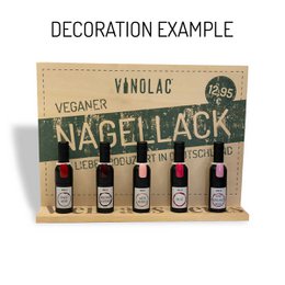 Display nail polish German (without polishes)