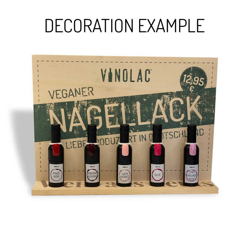 Display nail polish German (without polishes)