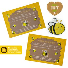 Bee Beach Towel - Microfiber
