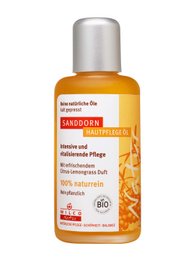 Organic sea buckthorn oil, 100 ml. Moisturizing and nourishing body oil. Suitable for all skin types.