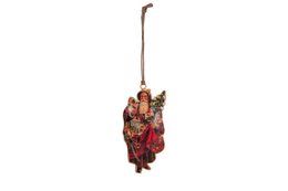 Hanging metal Santa 13 cm Isabelle Rose