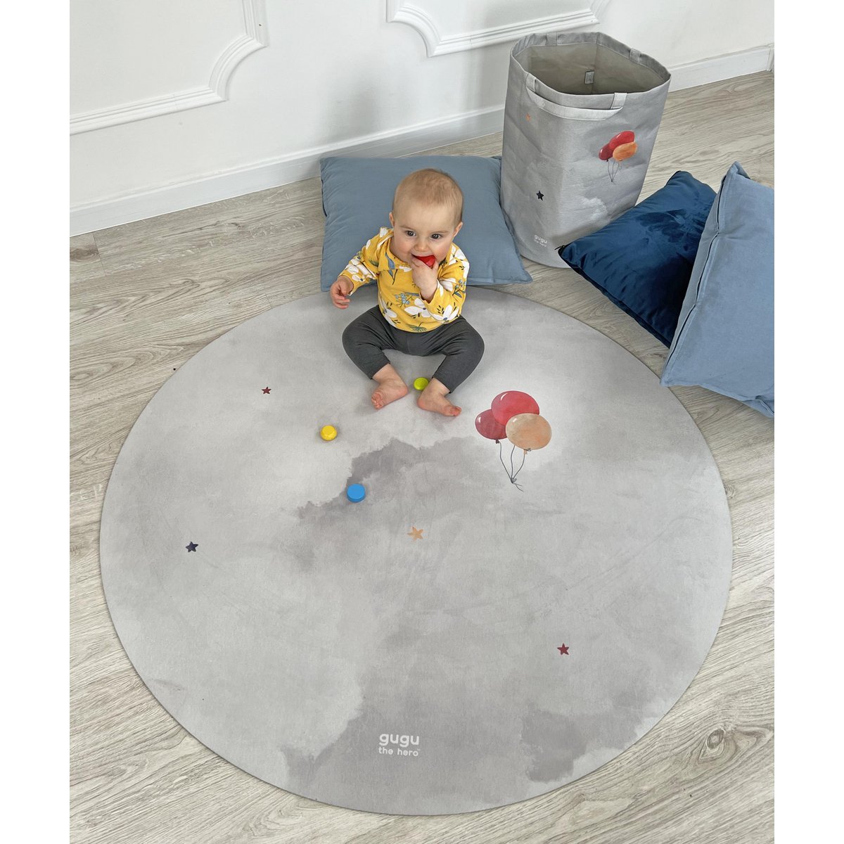 Natural rubber mat Prime Baloon Dream circle