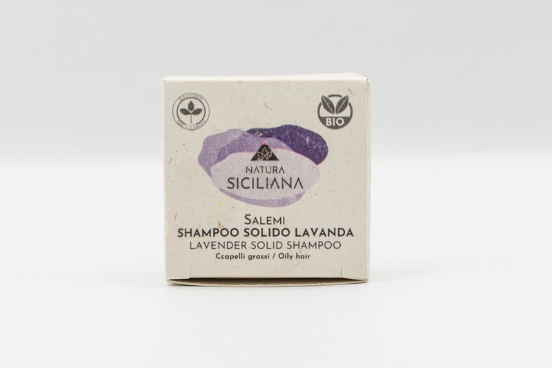 Shampoo Solido Lavanda per Capelli Grassi
