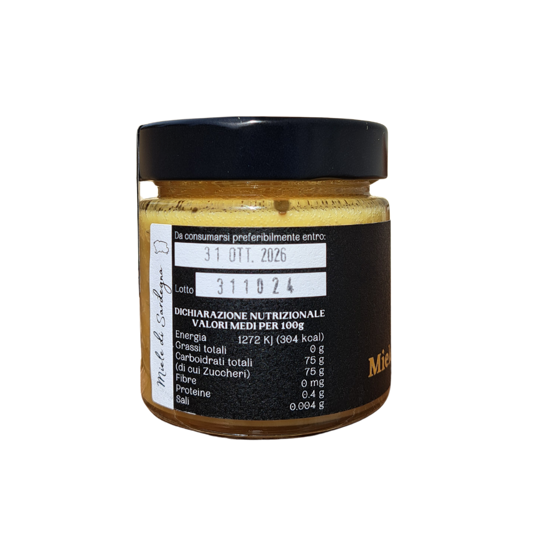 Corbezzolo Bittere Honing van Aardbeiboom (Arbutus Unedo) - 100% Rauwe Honing uit Sardinië - 250g