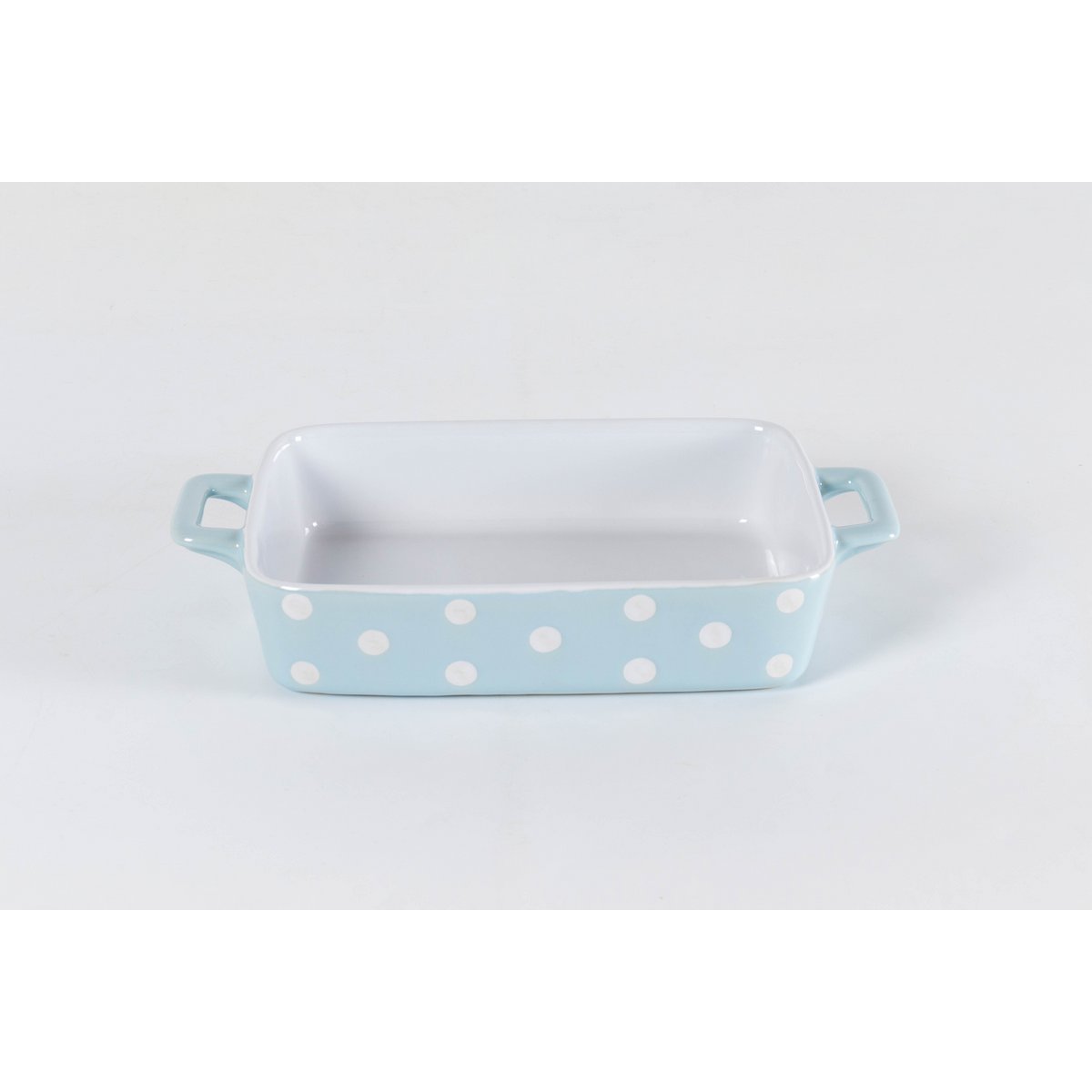 Plato pequeño azul pastel con lunares Isabelle Rose