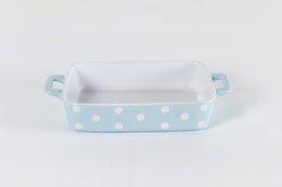 Plato pequeño azul pastel con lunares Isabelle Rose