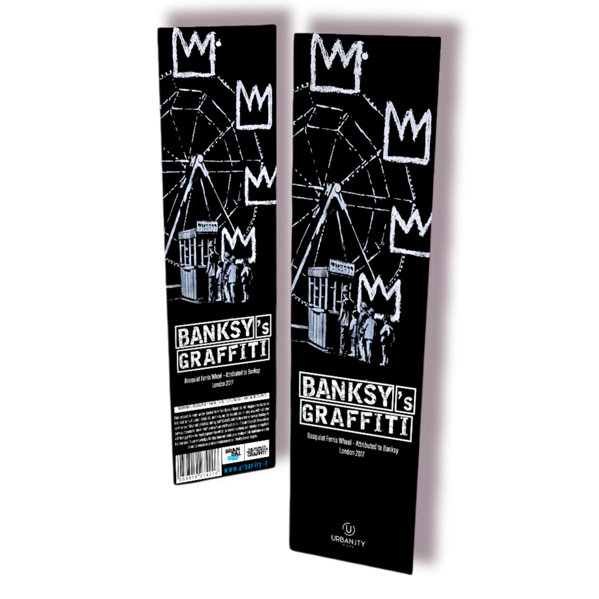 Banksy "Soft-Touch" Bookmark - Basquiat Ferris Wheel