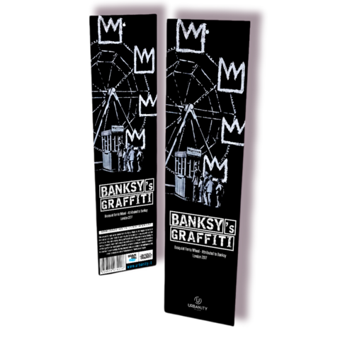 Banksy "Soft-Touch" bladwijzer - Basquiat reuzenrad