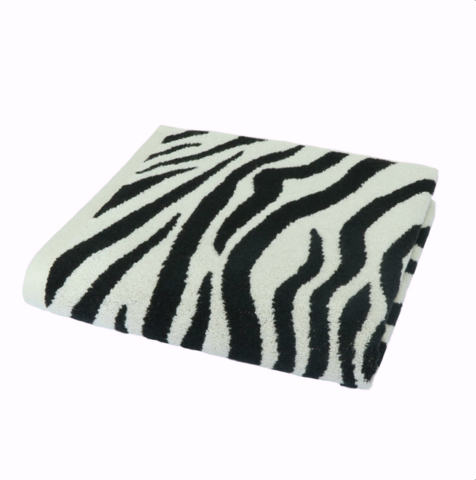 Zebra komplettes Badetuch