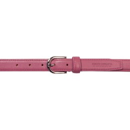 RB4016BS | In Italien hergestellter Damengürtel aus echtem Saffiano-Leder. Pfingstrosenfarbe