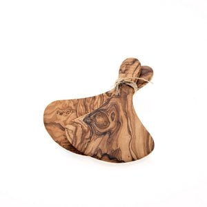 Salatbesteck aus Olivenholz, 19 cm