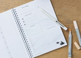 A5 dagplanner 'Mandala' planboekje met ringband