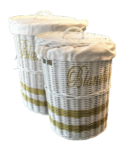 Laundry baskets S2 w/ linen bag 'Blanchisserie'