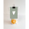 Cadeauzakje badzout - hart blauw