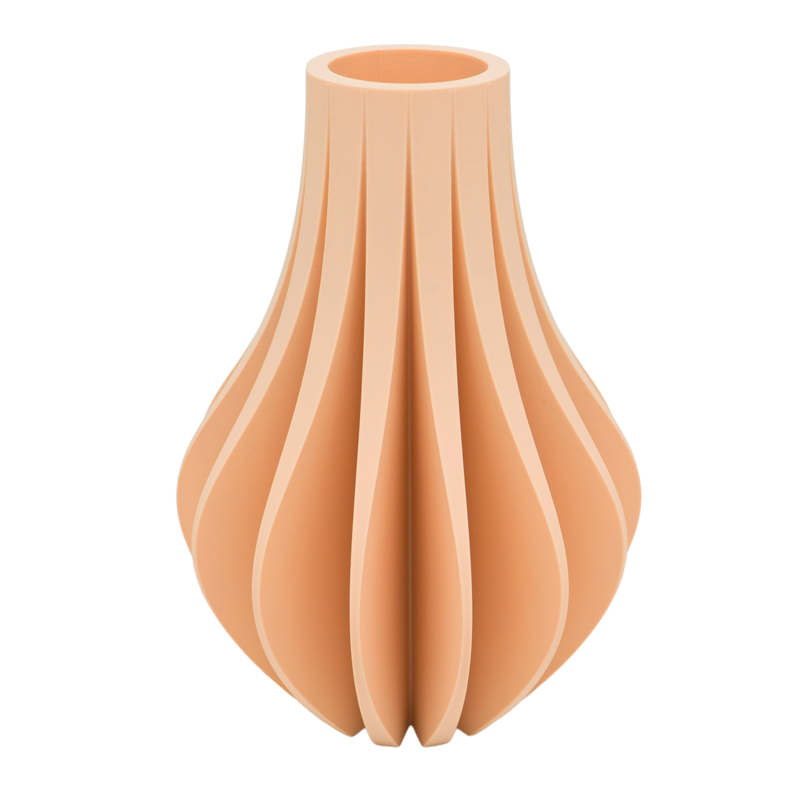 Wazon Aventa 3D - Wazon wydrukowany w 3D - Zrównoważony PLA - Nadaje się do sztucznych kwiatów
