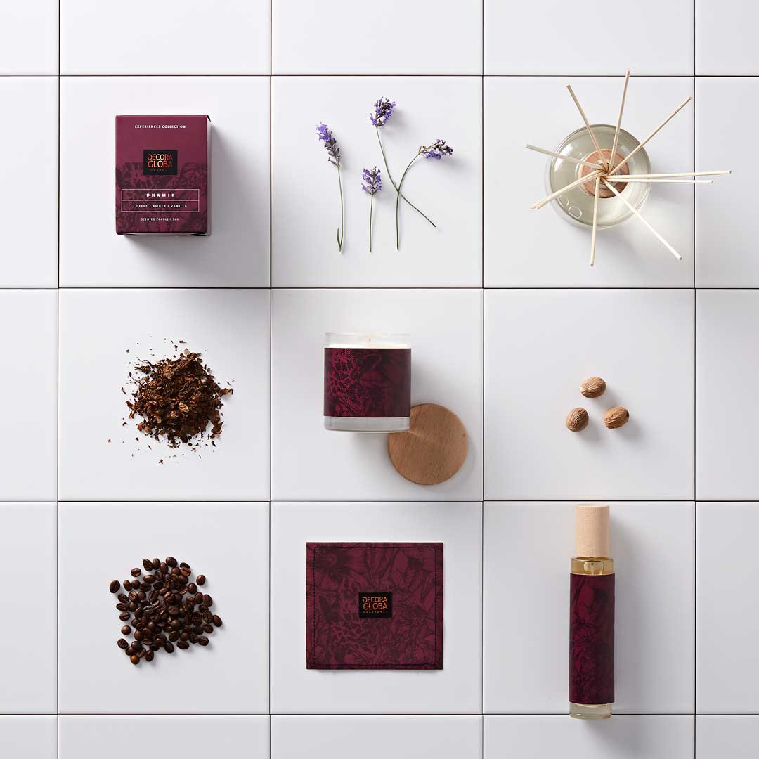 Scented Sticks Mikado Diffuser | Amber coffee and vanilla fragrance | DHAMIR | 250ml/8.45 fl.oz