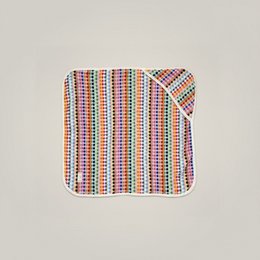 Baby puslehåndklæde | Frankrig | Farverige prikker | 78*78 cm