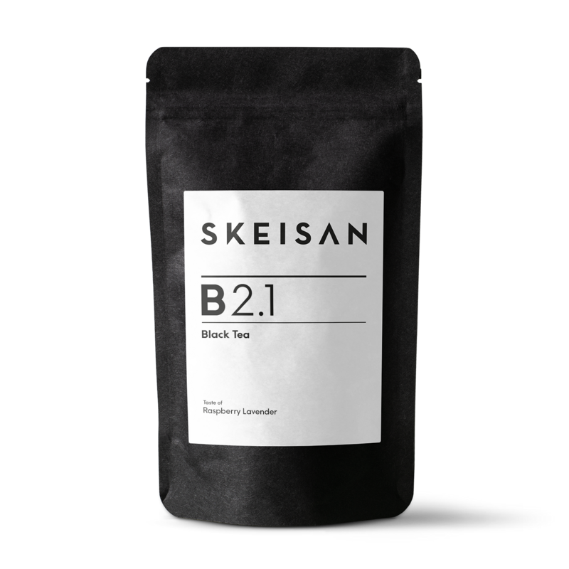 B 2.1 Softpack : Thé noir aromatisé à la saveur framboise-lavande
