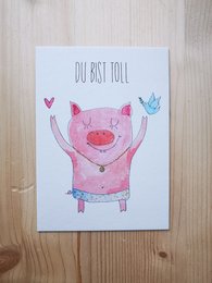 Postkortgris - Du er fantastisk